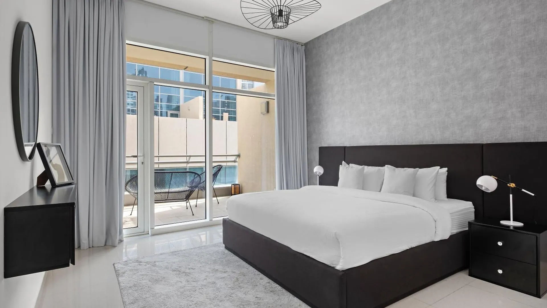 1Br With Study City View In Bay Square B13 Dubai