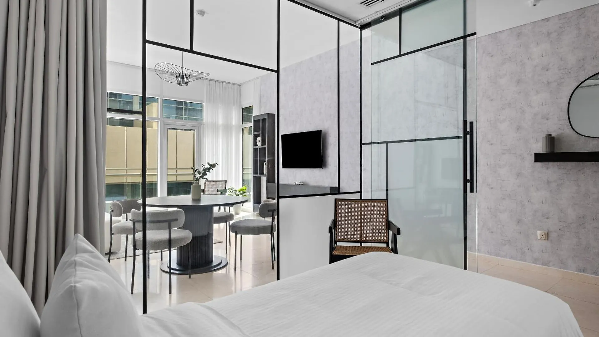 1Br With Study City View In Bay Square B13 Dubai